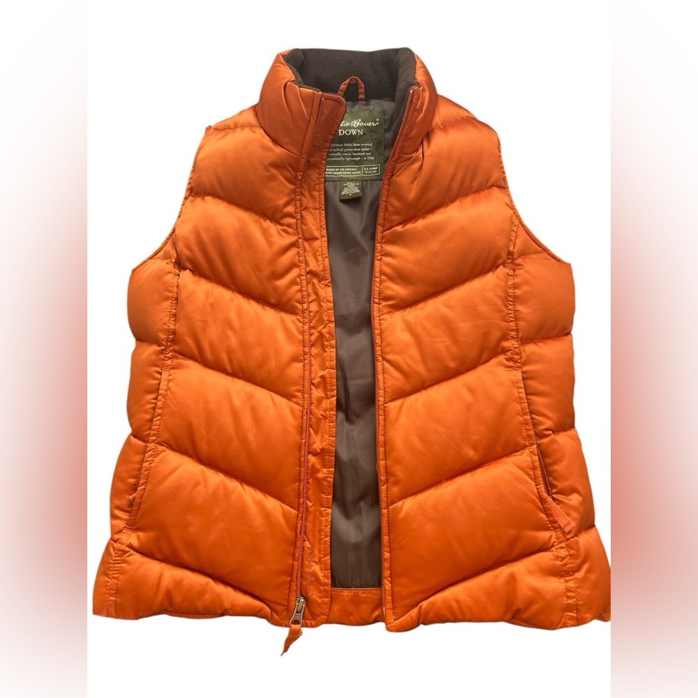 Eddie Bauer Goose Down Puffer vest Women’s size Small